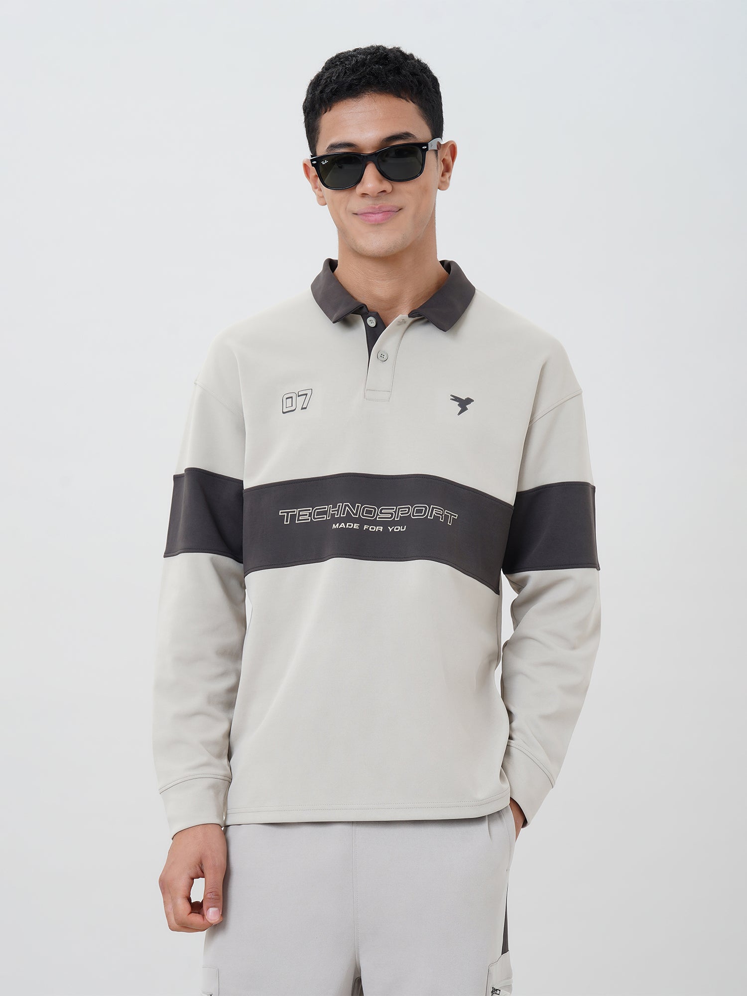 Men's Colorblock Regular Fit  Polo T-shirt with CLOUDFLEX