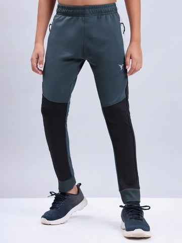Boys Colorblock Slim Fit Joggers with TECHNO GUARD