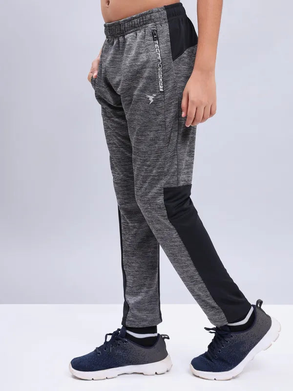 Boys Melange Slim Fit Trackpants with TECHNO GUARD