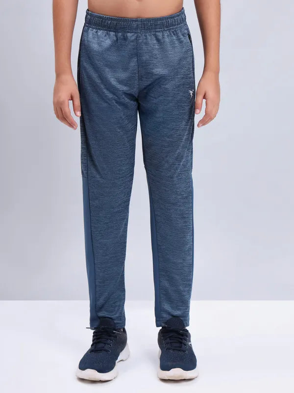 Boys Melange Slim Fit Trackpants with TECHNO GUARD
