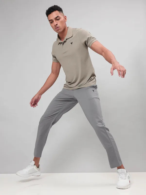 Men Solid Relax Fit Joggers with TECHNOLITE