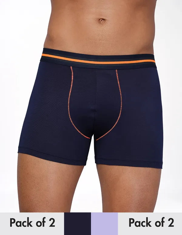 Men Colorblock Underwear with ELASTO LITE (Pack of 2)