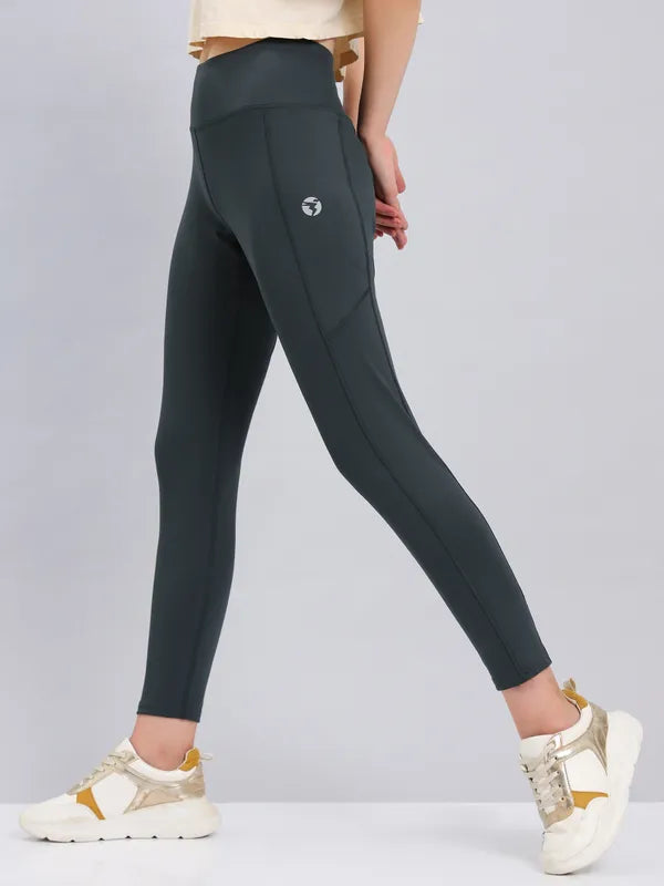 Women Solid Slim Fit Tights with ELASTO LITE