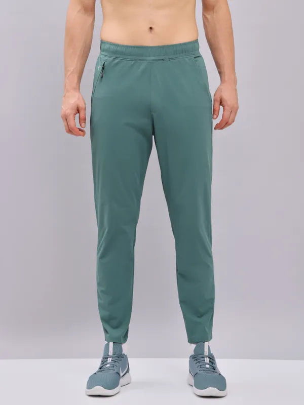 Men Solid Relax Fit Trackpants with ELASTO PLUS