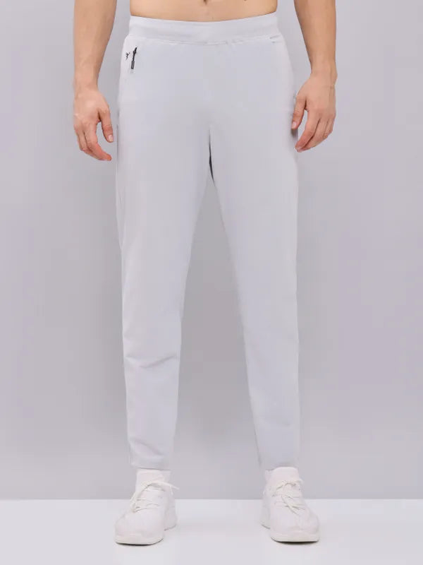 Men Solid Relax Fit Trackpants with ELASTO PLUS