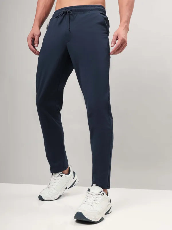 Men Solid Relax Fit Trackpants with DURACOOL+