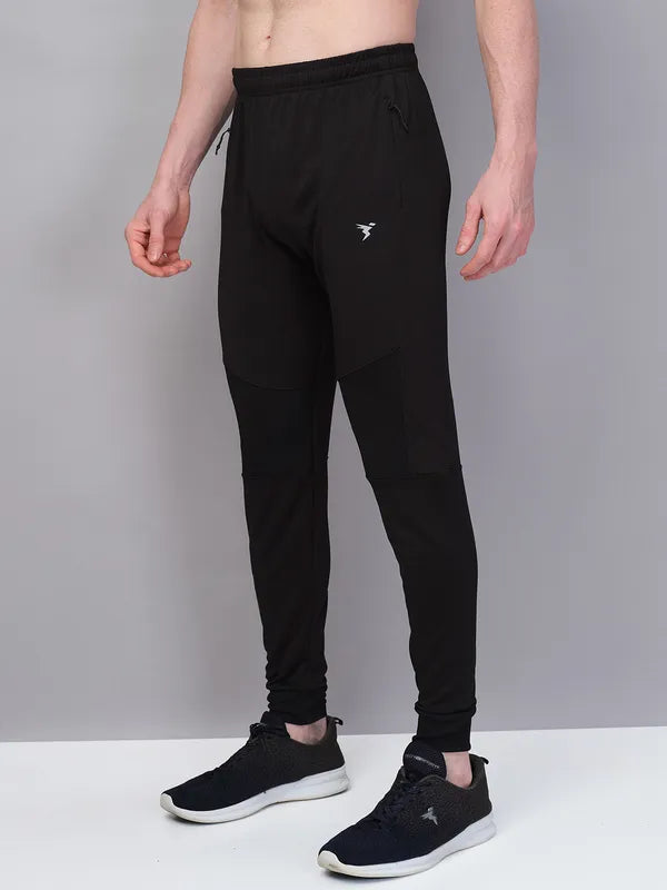 Men Solid Slim Fit Trackpants with TECHNO GUARD