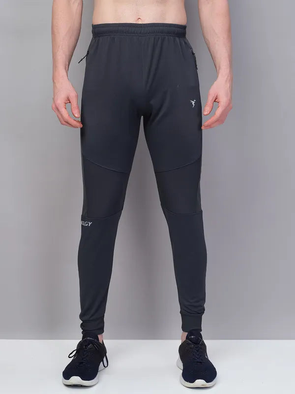 Men Solid Slim Fit Trackpants with TECHNO GUARD