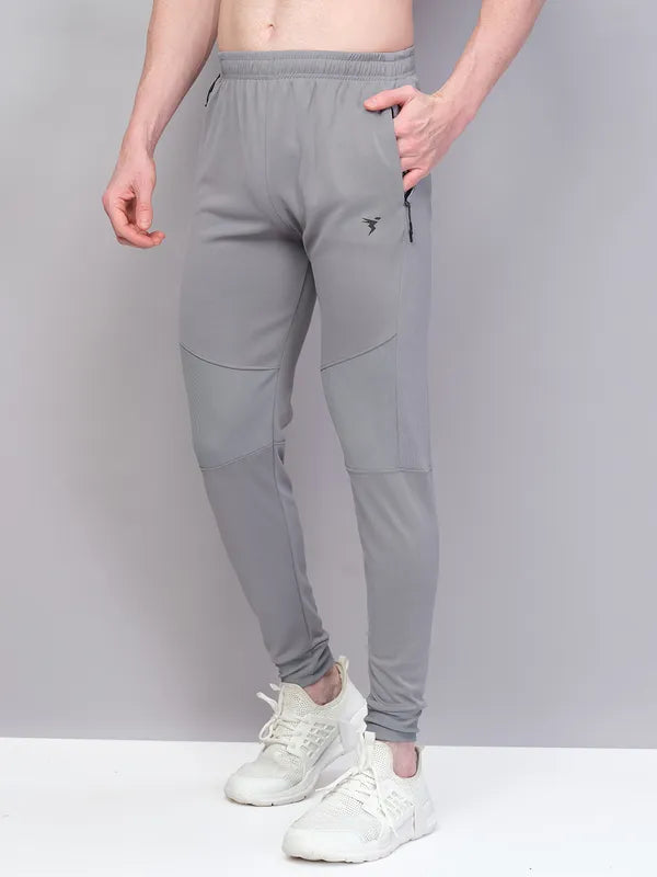 Men Solid Slim Fit Trackpants with TECHNO GUARD