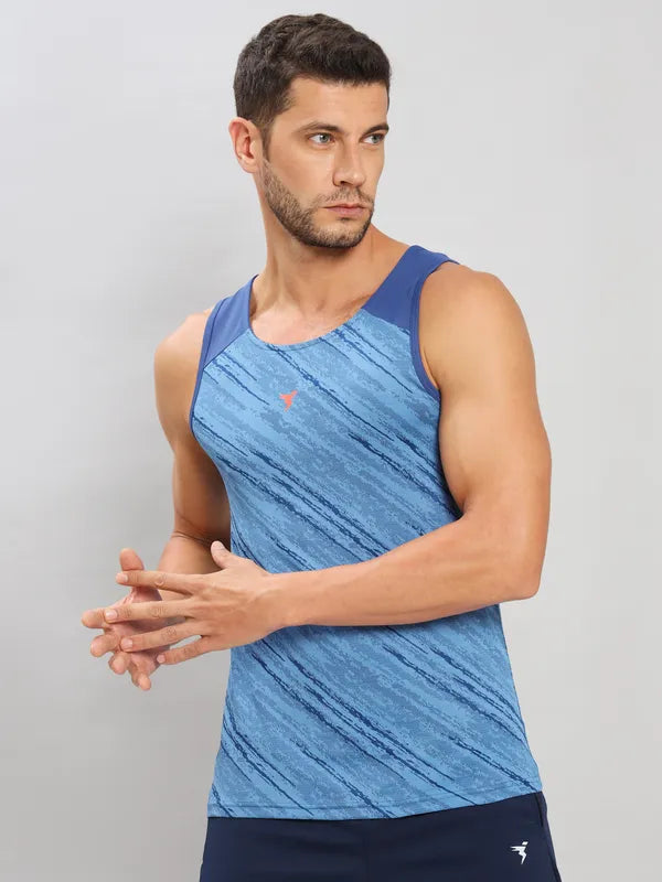 Men Self Design Slim Fit Scoop Neck Innerwear Vest with DOUBLE COOL