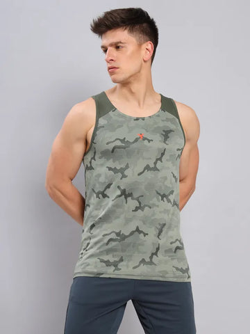 Men Self Design Slim Fit Scoop Neck Innerwear Vest with DOUBLE COOL