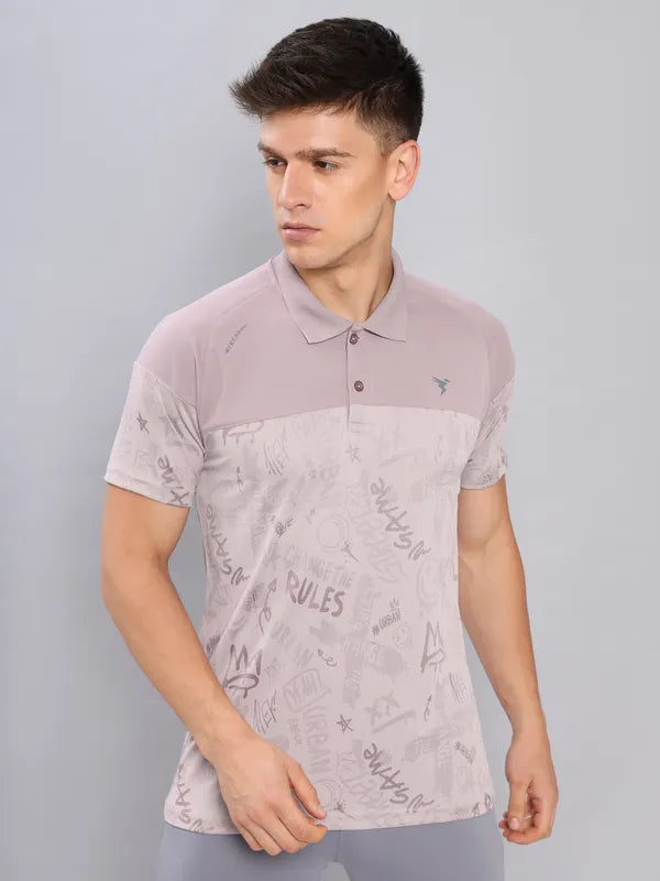 Men Jacquard Slim Fit Polo T-shirt with TECHNO COOL+