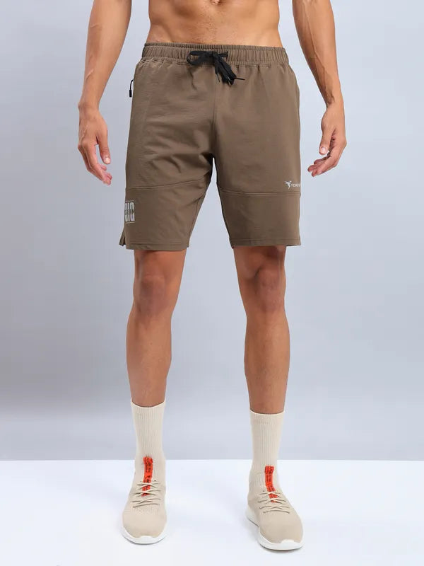 Men Solid Relax Fit Shorts with ELASTO LITE