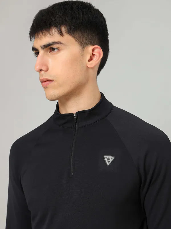 Men Slim Fit Mock Neck Jacket with Elasto Plus Men Slim Fit Mock Neck Jacket with Elasto Plus