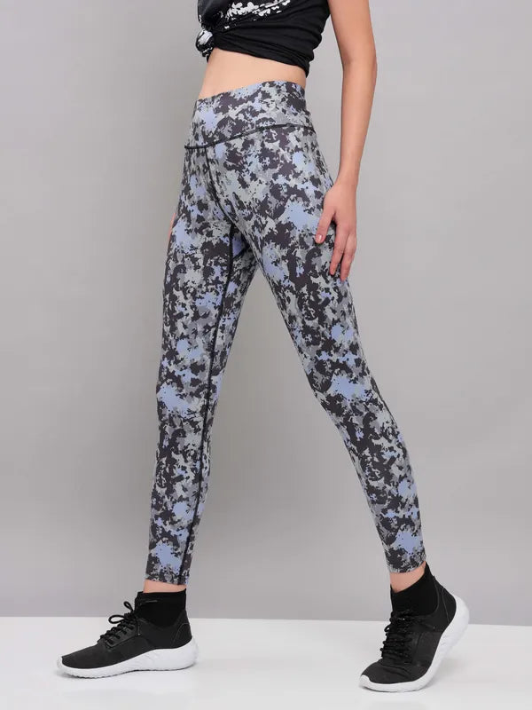 Women Printed Slim Fit Tights with ELASTO PLUS