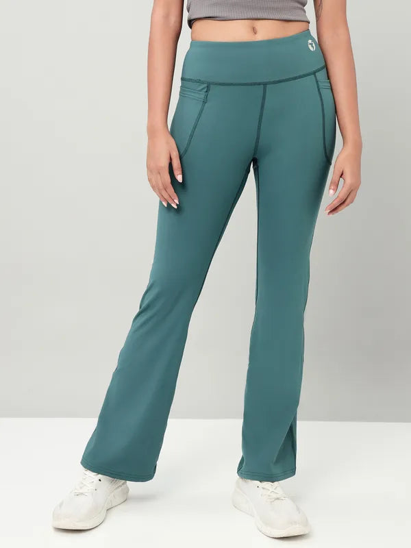 Women Solid Fit & Flare Pants with ELASTO PLUS