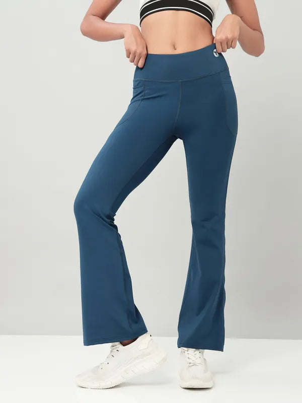 Women Solid Fit & Flare Pants with ELASTO PLUS