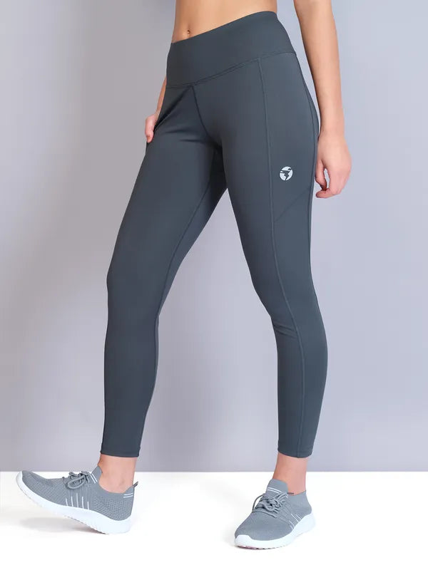 Women Solid Slim Fit Tights with ELASTO PLUS